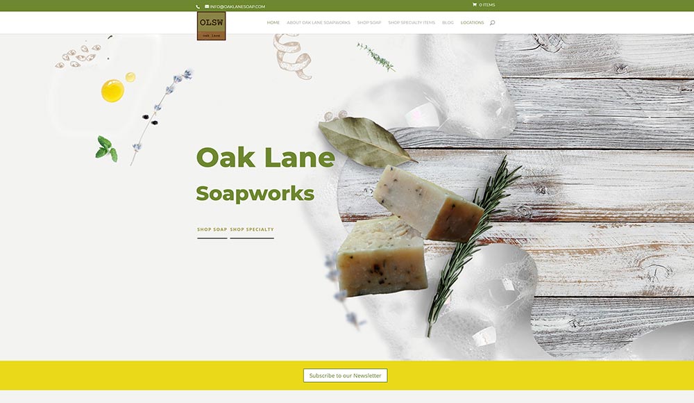Oak Lane Soapworks Website