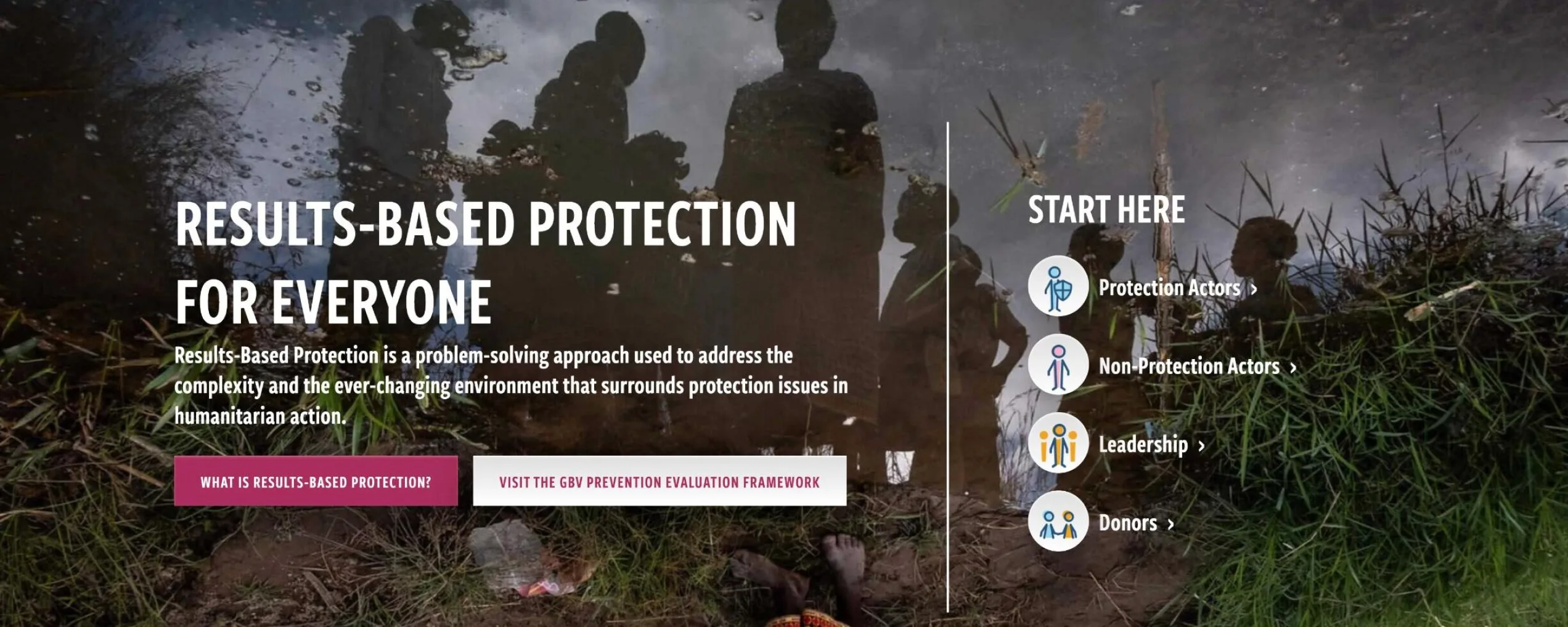 Results-Based Protection website masthead hero