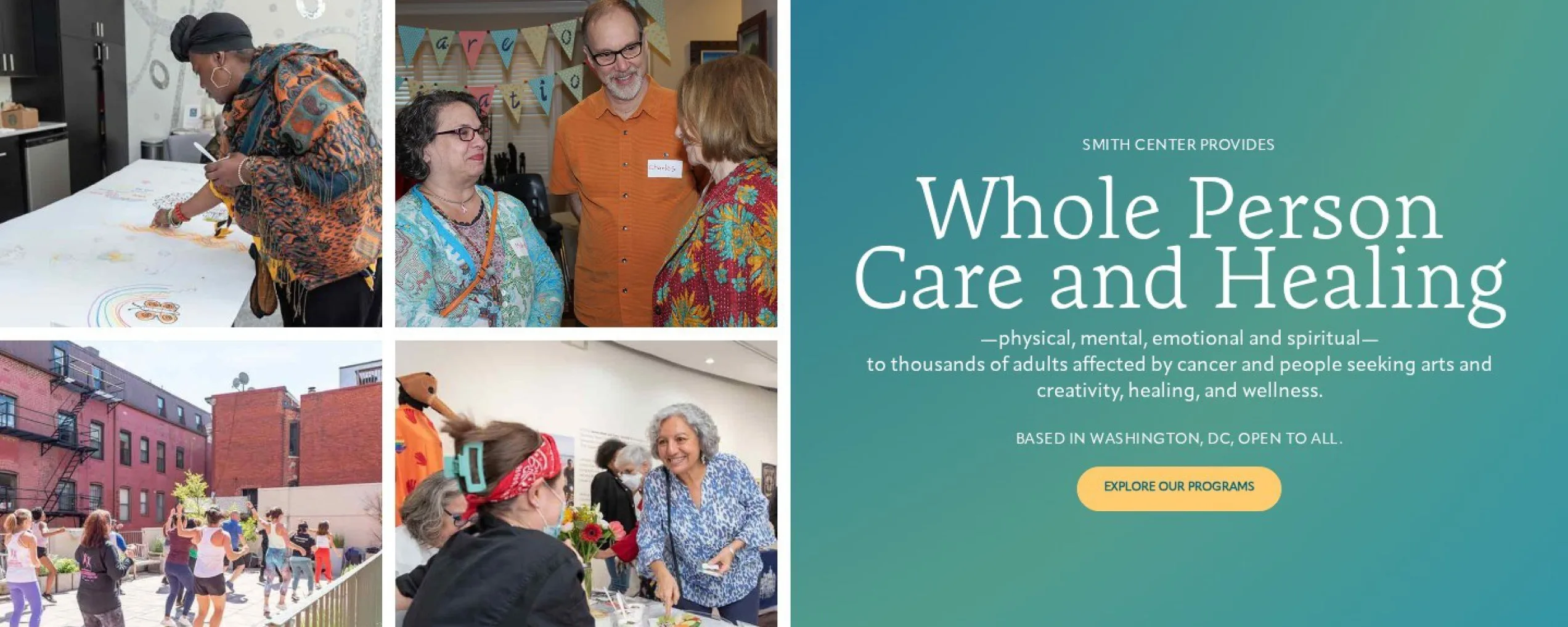 Smith Center website masthead hero